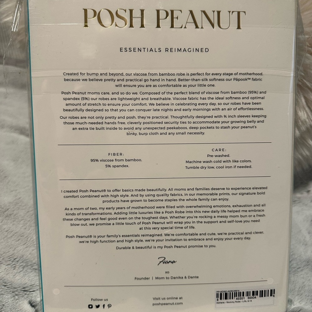 New Posh Peanut Robe
